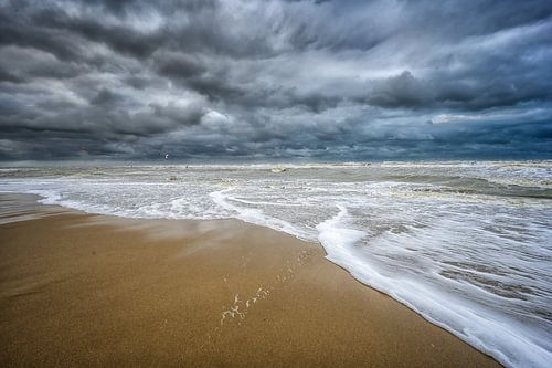 Storm langs de Noordzeekust
