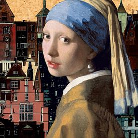 Girl with a pearl earring - visiting Delft by Digital Art Studio