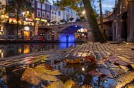 Utrecht avondsfeer Oudegracht Bezembrug van Russcher Tekst & Beeld thumbnail