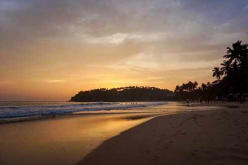 Sonnenuntergang am Strand