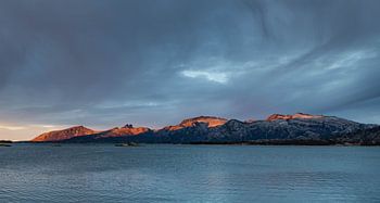 Coucher de soleil en Norvège