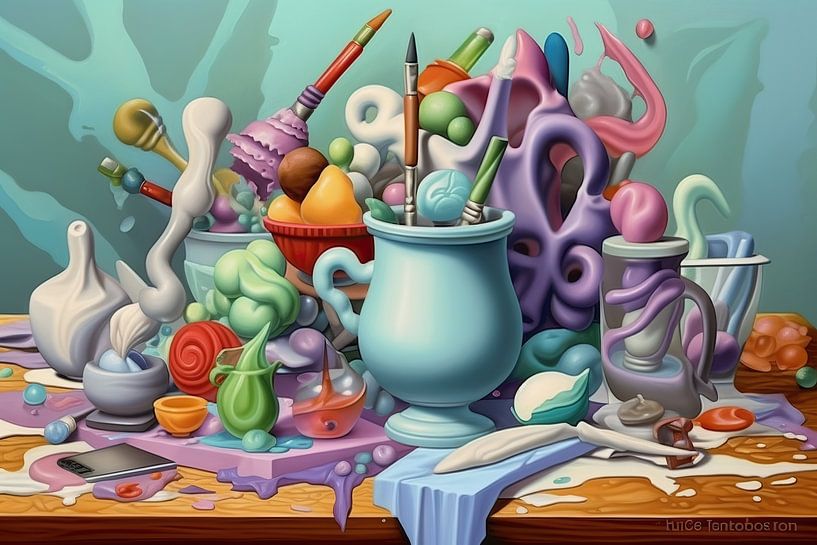 Shimmering Light | Modern Art by Eye catching paintings