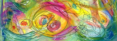 Spiralen met elkaar verbonden 11