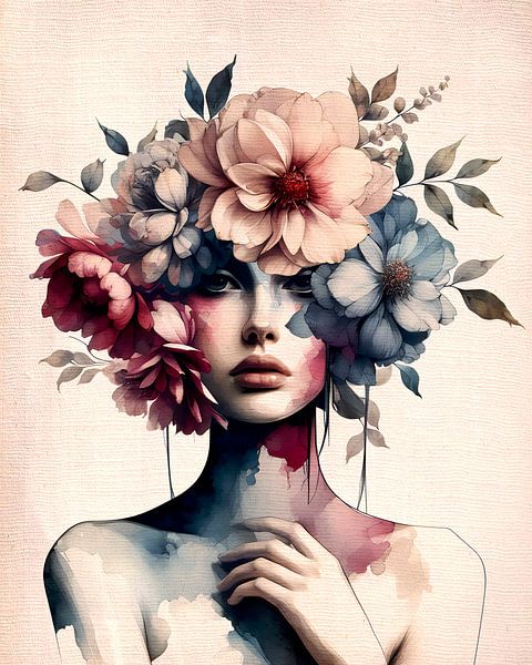 Josy's Blüten Phantasie von Mad Dog Art