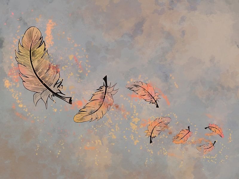 Veal feathers by Emiel de Lange