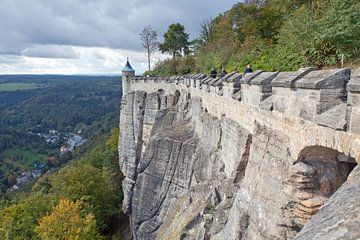 Vesting Königstein (Elbezandsteengebergte / Saksisch Zwitserland) van t.ART