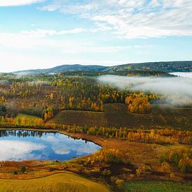 Kleine meer in Grillom van Fields Sweden
