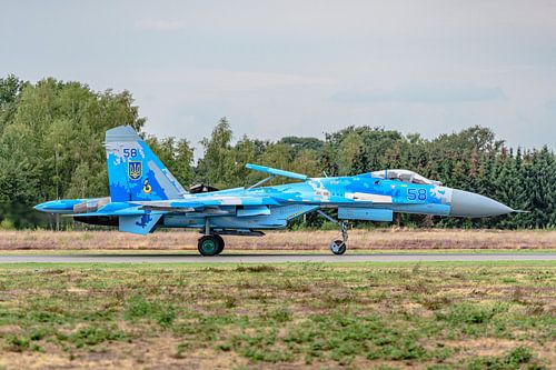 Sukhoi SU-27 van de Oekraïense luchtmacht.