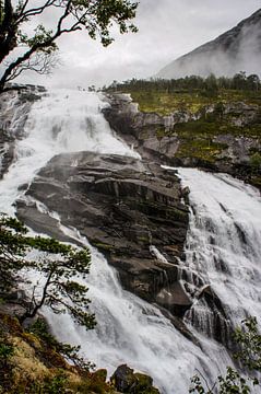 Waterval in Noorwegen van Remco de Zwijger