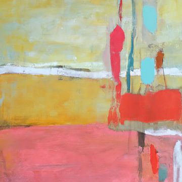 Kleurrijk modern en abstract schilderij van Studio Allee