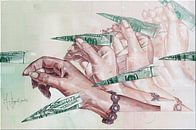 Folgen Sie dem Geld gemälde von Jos Hoppenbrouwers Kunst Miniaturansicht