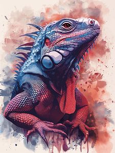 iguane coloré 4