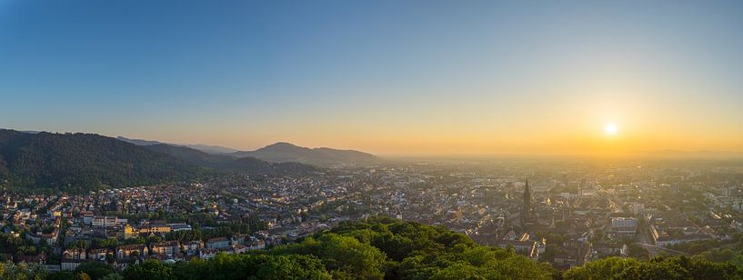 Germany, Freiburg im Breisgau from above XXL panorama by adventure-photos