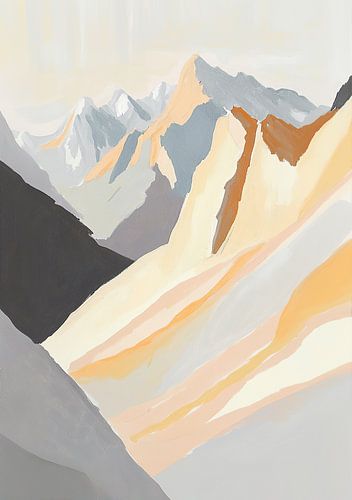 Bergen Beige Natuur Top