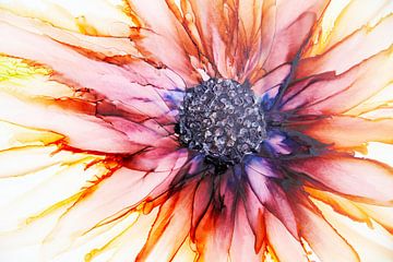 Abstracte Bloem/Abstract Flower/Abstrakte Blume/La Fleur abstraite van Joke Gorter