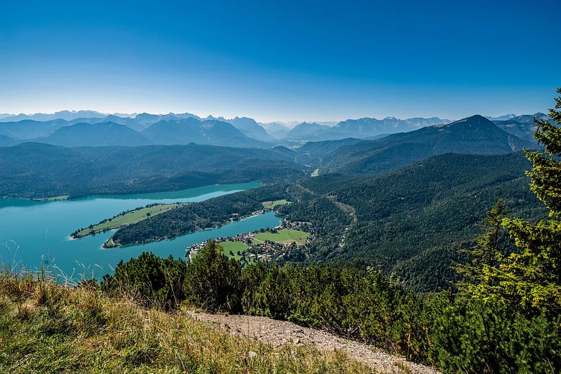 Wir sind auf dem Herzogstand von Thomas Riess