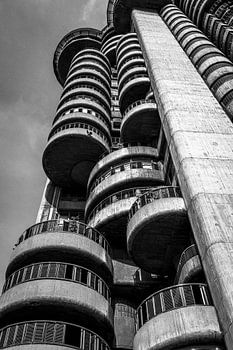 Torres Blancas in Schwarz-Weiß (Ausschnitt)