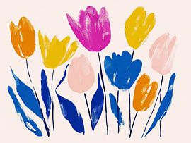 Tulpen Modern Abstrakt