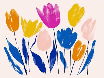 Tulpen Modern Abstrakt