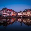Leiden Hafen an der Blauwe Stunde sur Leanne lovink