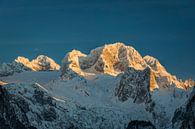 Alpenglow on the Dachstein by Dieter Meyrl thumbnail