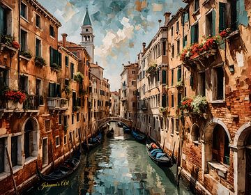 Venetië, Italië 2 van Johanna's Art