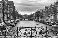 Canaux d'Amsterdam 03 (blanc et noir) par Manuel Declerck Aperçu