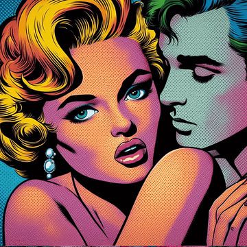 Kleurrijke Contradictie: Een Popart Panorama van Nicole Habets