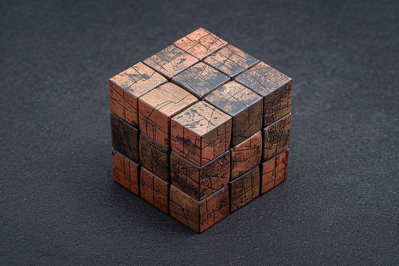 Rubiks Kubus: Een Klassiek Uitdaging van Art & Soul Creations