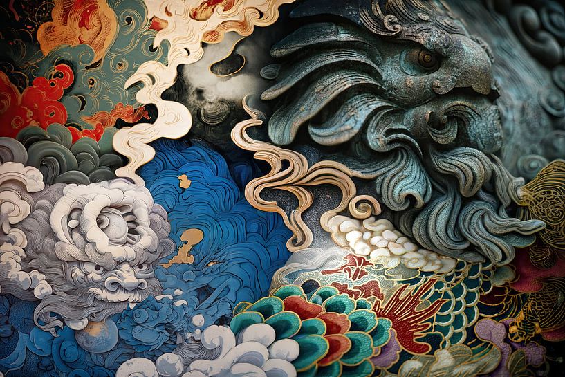 3D Japan abstrakte Kunst von Egon Zitter