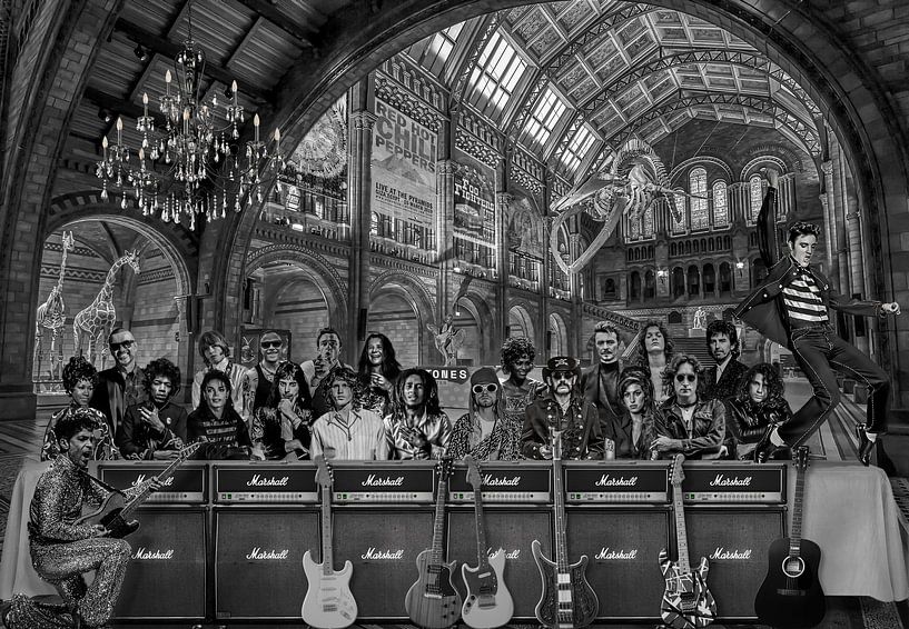 Tote Rockstars Wiedervereinigung von Rene Ladenius Digital Art