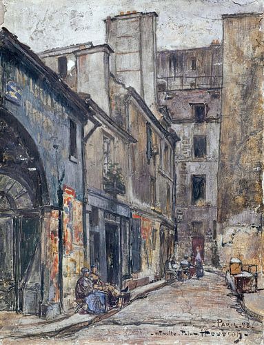 Frederic Houbron - La rue Taille-Pain (1898)