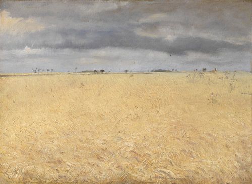 Een roggeveld bij Ring Village, Laurits Andersen Ring