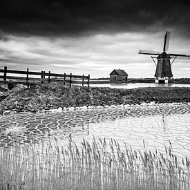 Winter op Texel. van Justin Sinner Pictures ( Fotograaf op Texel)