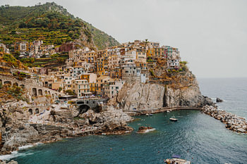 Corniglia, a village of Cinque Terre, Italy