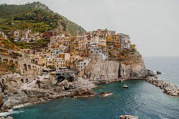 Corniglia, een dorpje uit Cinque Terre, Italië
