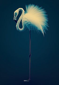 De Sierlijke Flamingo van ByNoukk