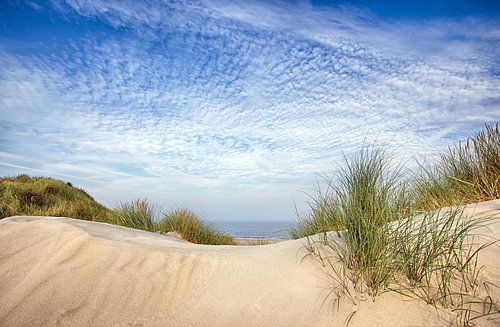 A glimpse of the sea.  by Fotografie Egmond
