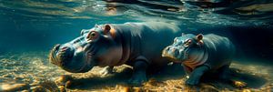 Walking under Water van Harry Hadders