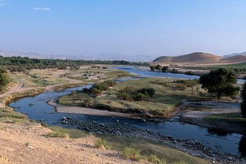 Iran: Zarrineh rivier (Shahin Dezh) van Maarten Verhees