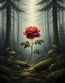 Studie zur „Ewigen Rose“ von Regan Frederick