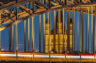 Hohenzollernbrücke, Keulen, Noordrijn-Westfalen, Duitsland van Walter G. Allgöwer thumbnail