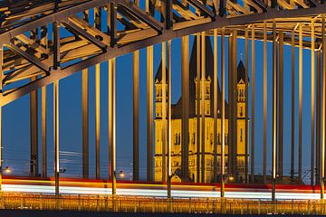 Hohenzollernbrücke, Köln, Nordrhein-Westfalen, Deutschland von Walter G. Allgöwer