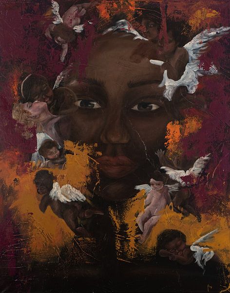 Angels of mine 4 by Rozy art
