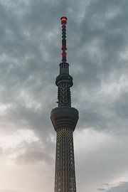 Tokyo Skytree au soleil couchant