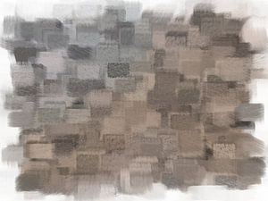 Abstract beige grijs vierkanten