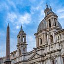 Rome - Piazza Navona - Sant'Agnese in Agone von Teun Ruijters Miniaturansicht