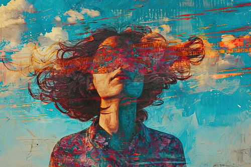 Blindfolded Woman by Art Whims
