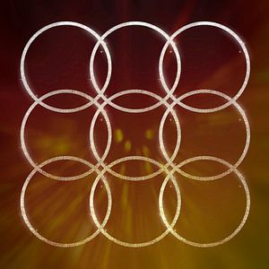 Goldenes Gleichgewicht Art Deco Geometrie