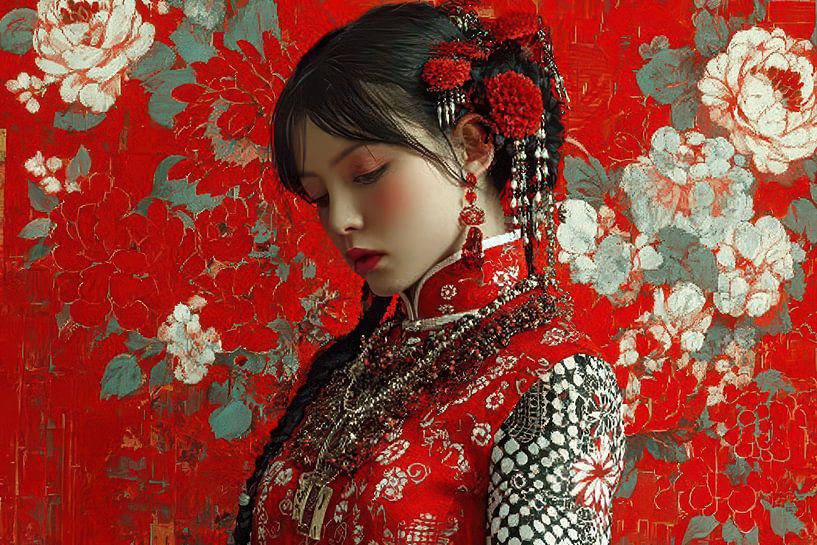 malerisch Japan Geisha von Egon Zitter